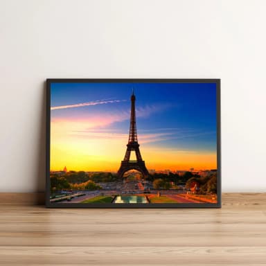 Quadro Decorativo - Torre Eiffel ao Entardecer 07