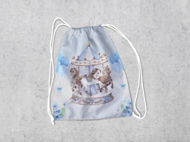Mochilinha Personalizada para lembrancinhas da Capivara