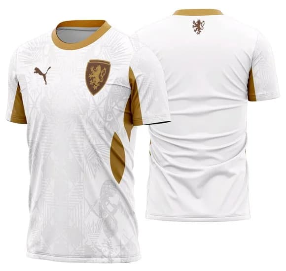 Arte Vetor Camisa Republica Checa Away 2026
