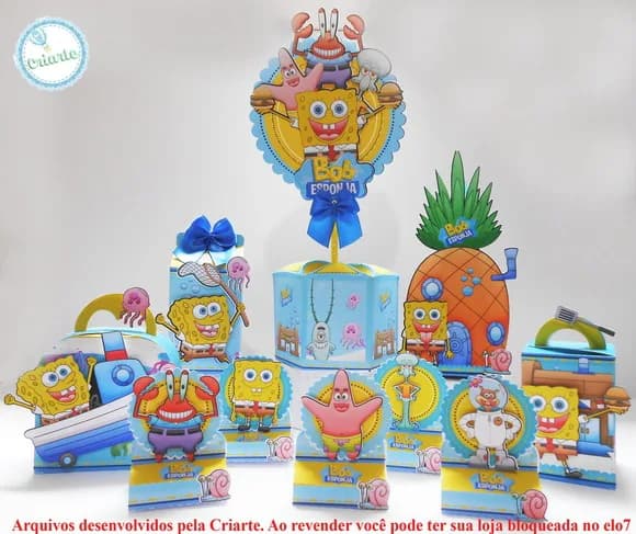 Arquivo de Corte Bob Esponja 50