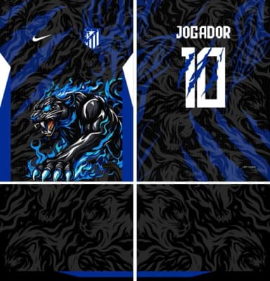 Arte Vetor Camisa Interclasse Pantera Mod-778