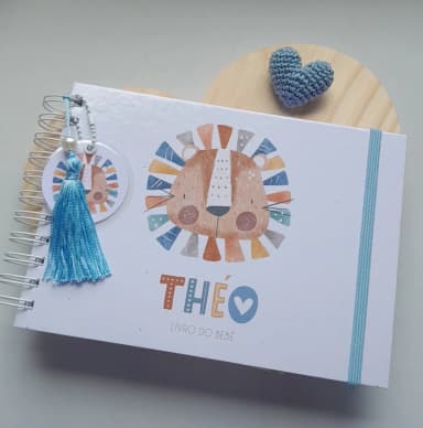 Livro de Bebê A5 Personalizado - Escolha a Capa