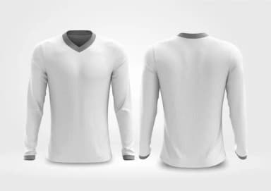 Mokunp Camisa Masculina Manga Longa V P/ Coreldraw -yellow