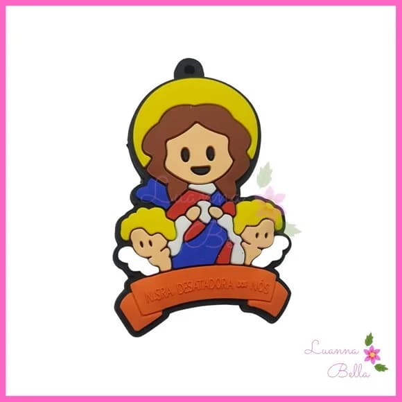 Aplique Nossa Sr.Desatadora de nós - Pcts c/6 unds