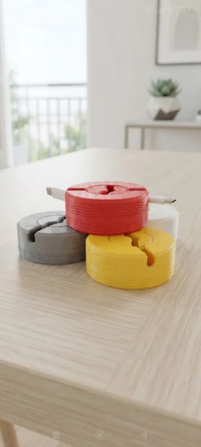 Organizador de cabo de telefone