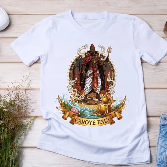 Camiseta Exu Laroyê Guardião Orixá Umbanda Candomblé