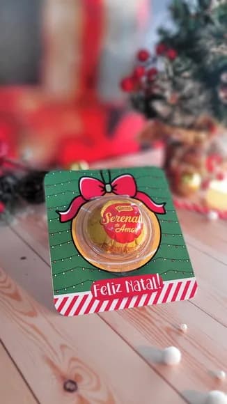 Card Natal com Blister - Não Acompanha Doce