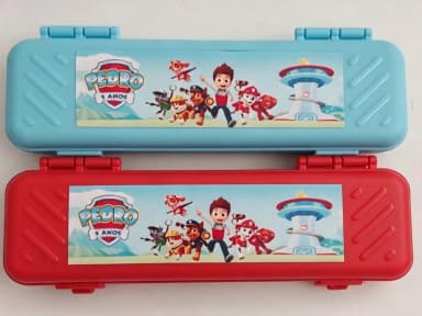 Estojo Personalizado para lembrancinhas da Patrulha Canina