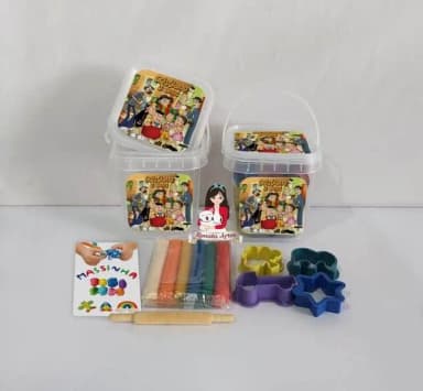 Kit Massinha no Baldinho Personalizado Chaves
