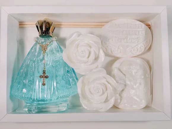Presente Padrinhos Batismo: Kit Aromatizador Nossa Senhora