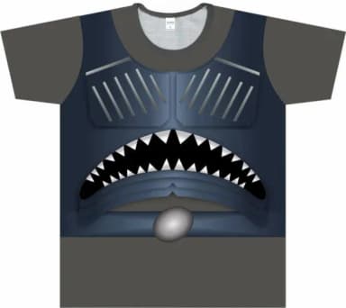 Camiseta Fantasia Robô Alienígena e Armadura de Batalha Tubarão