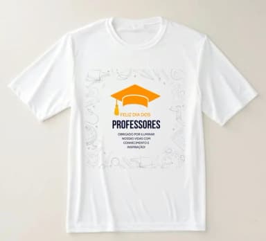 Camiseta Feliz Dia dos Professores