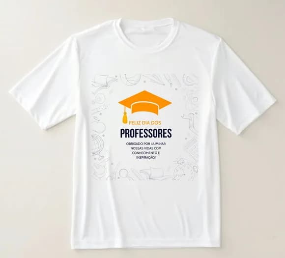 Camiseta Feliz Dia dos Professores