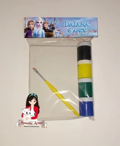 Kit Pintura Personalizado Frozen 2