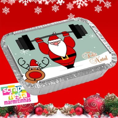 Marmitinhas para Lembrancinhas de Natal Crossfit
