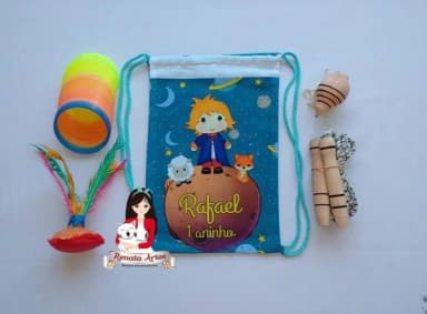 Mochila Boa Infância Tema Pequeno Principe 2