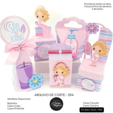 Kit 60 Lembrancinhas Spa