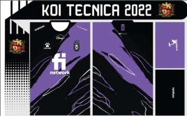 Vetor Camisa Koi Tecnica 2022