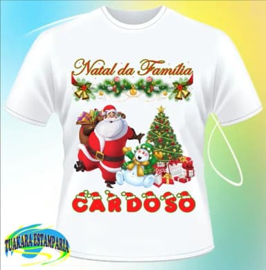 Camiseta Natal Família 03