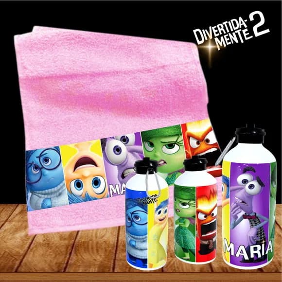 Kit Toalhinha com Garrafa Personalizada