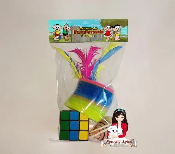 Kit Brinquedos Retrô Tema Desenhos Nacionais 2