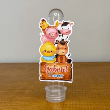 Apliques para Tubetes Personalizados FAZENDINHA - Decoração de Festa | Lembrancinhas | Aniversário | Personalizados