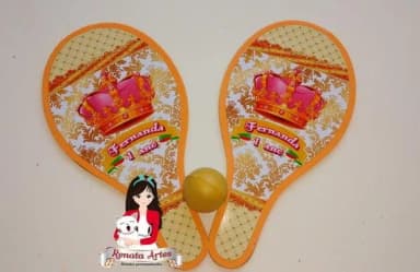 Raquetes de Ping Pong Tema Coroa Rezleza