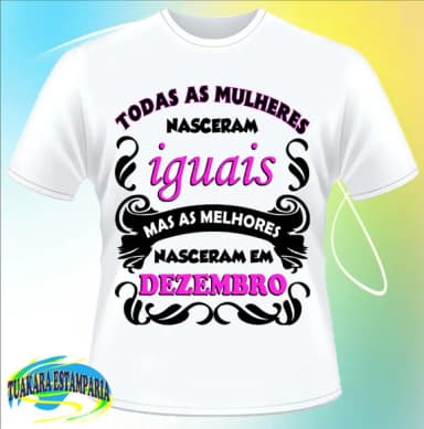 Camiseta Todas as mulheres nasceram iguais...