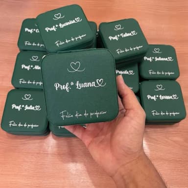 Lembrancinha Dia dos Professores - Porta Joias