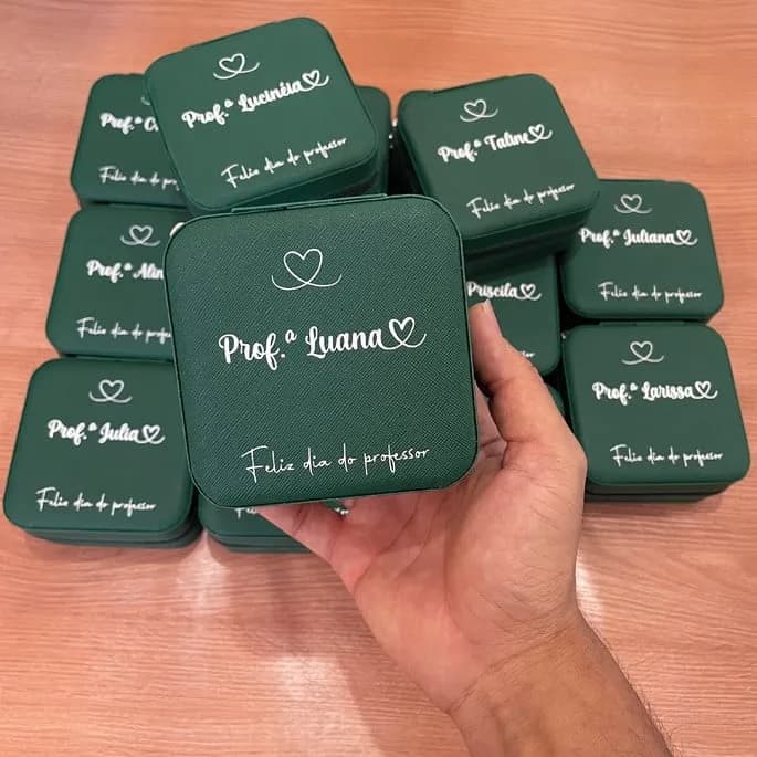 Lembrancinha Dia dos Professores - Porta Joias