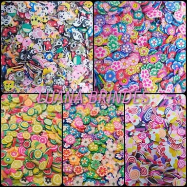 Mini apliques de Fimo - 20 gramas