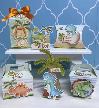 Kit 30 Lembrancinhas Dino