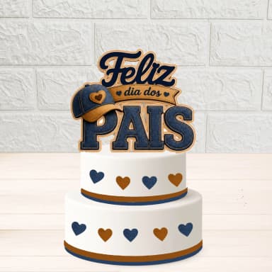 ARQUIVO DE CORTE TOPO DE BOLO DIA DOS PAIS 01