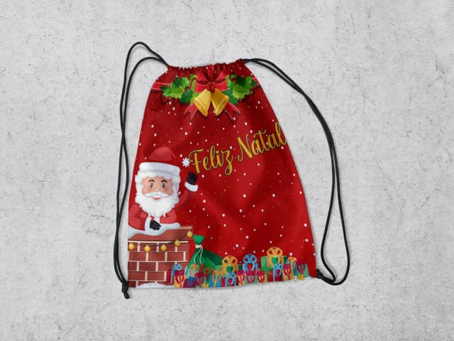 Mochilinha Personalizada Natal