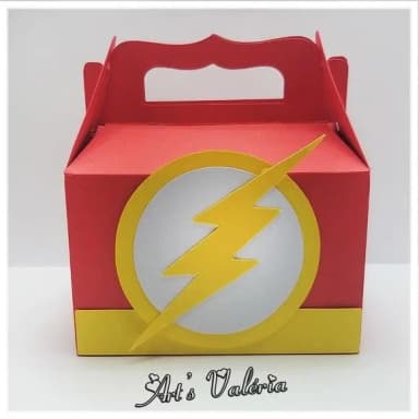 Caixinha Mini Lancheira The Flash