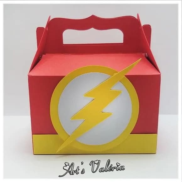 Caixinha Mini Lancheira The Flash