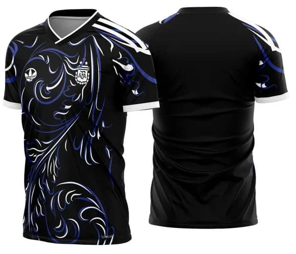 Arte Vetor Camisa Argentina Visita 2026