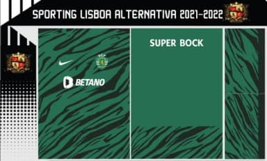 Vetor Da Camisa Sporting Lisboa Alternativa 2021-2022