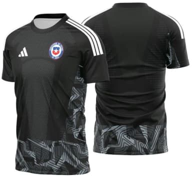 Arte Vetor Camisa Chile Goleiro I 2026