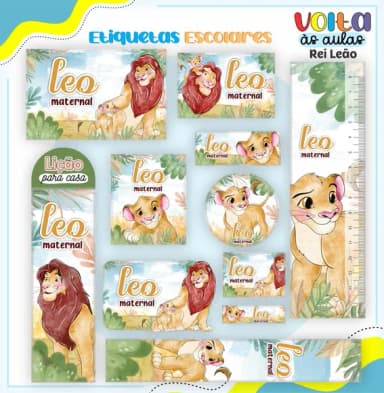 60 Etiquetas Escolares