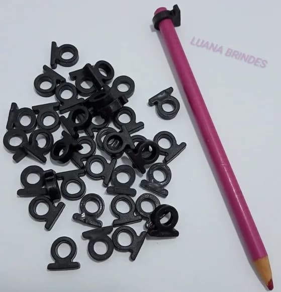 Suporte Ponteiras para Lápis de Borracha - Pct c/ 25 Unid