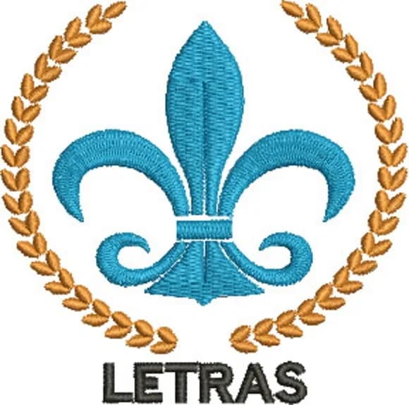 Matriz de Bordado Símbolo Letras