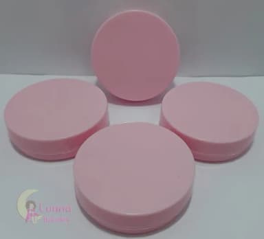Latinha Rosa de Plástico 5,5cm Pacote com 12 Unidades