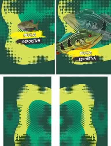 Arte Vetor Camisa Pesca-mod-0207