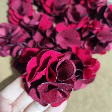 Flor de cetim 5 cm