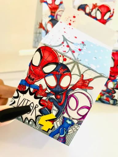 Kit 60 Lembrancinhas Homem Aranha