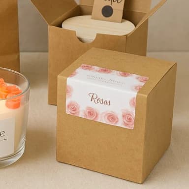Velas Perfumadas Aromáticas 100g + Caixa