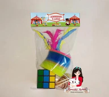 Kit Brinquedos Retrô Tema Circo