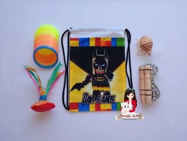 Mochila Boa Infância Tema Lego Batman