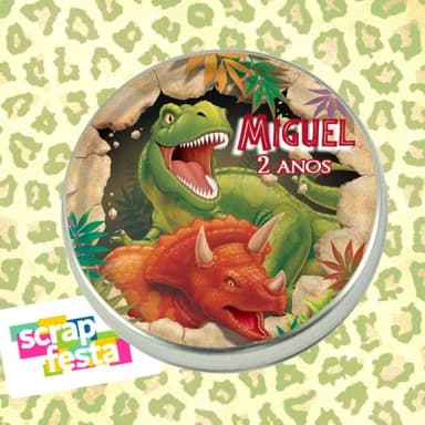 Latinhas Personalizada Festa Dinossauro